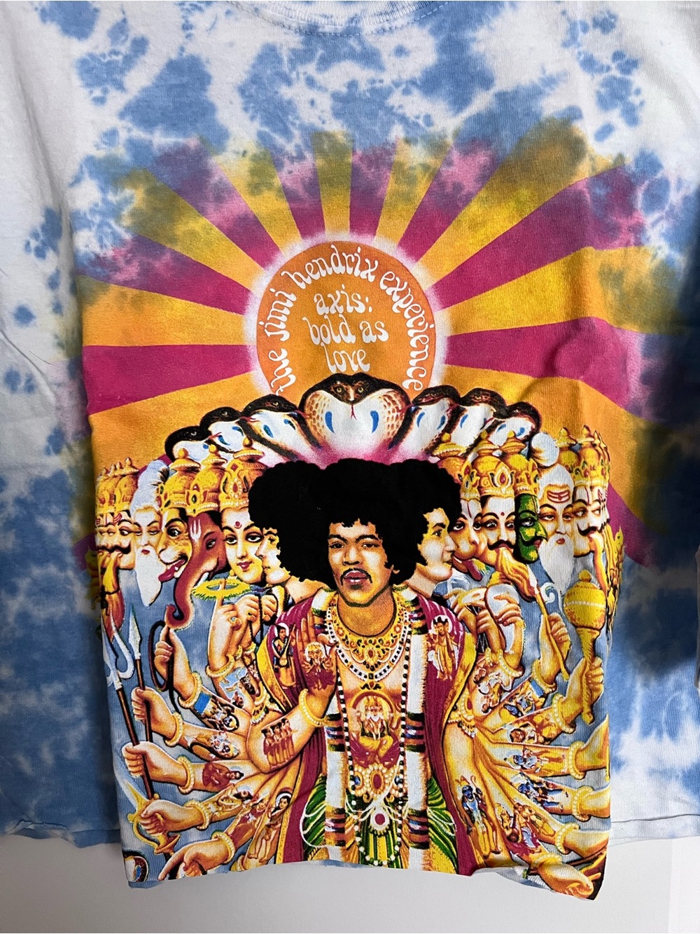 Jimi Hendrix Experience "Axis: Bold As Love" Crop Graphic Tee